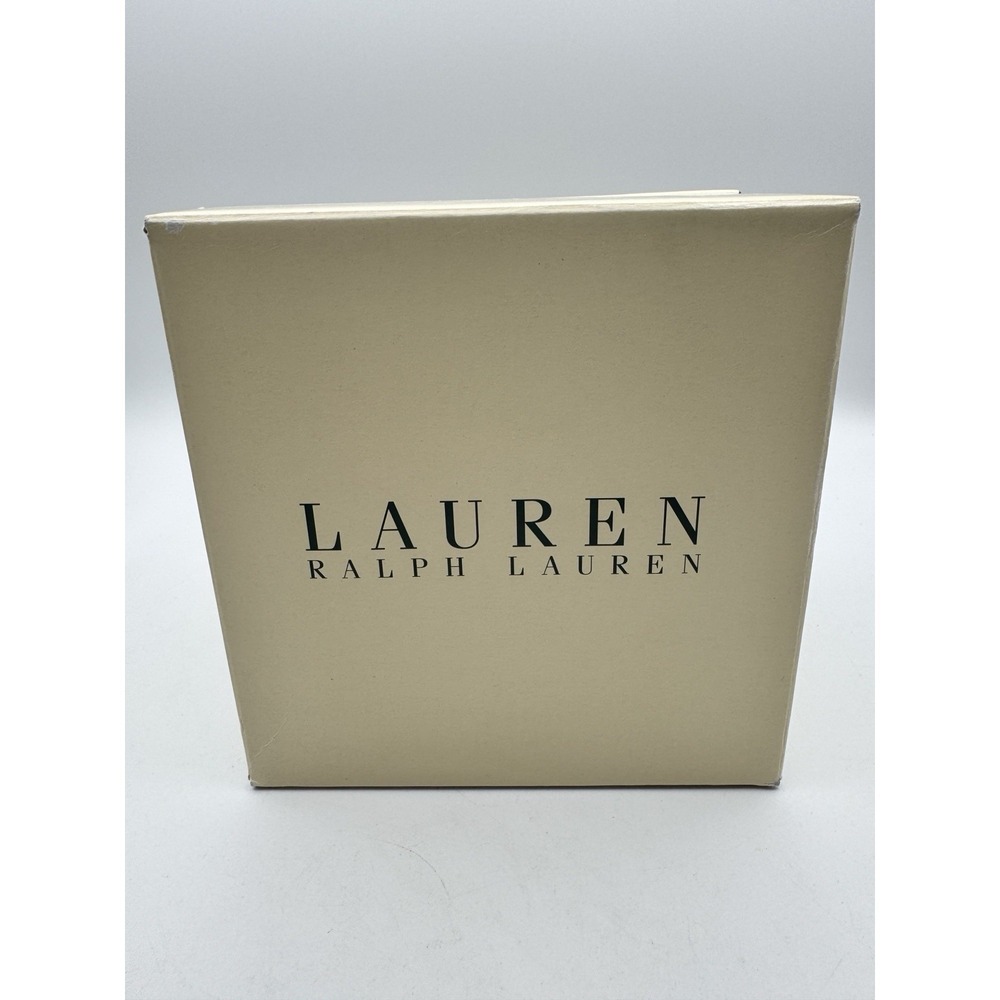 NEW w/ TAGS Ralph Lauren Signed Glen Plaid Crystal Highball Set of 4